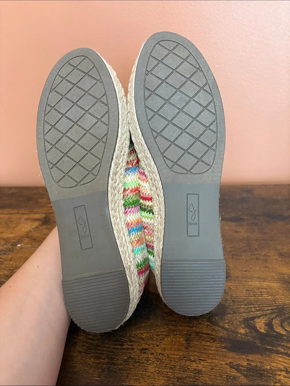 Joie Cara multicolored raffia espadrilles 8 1/2